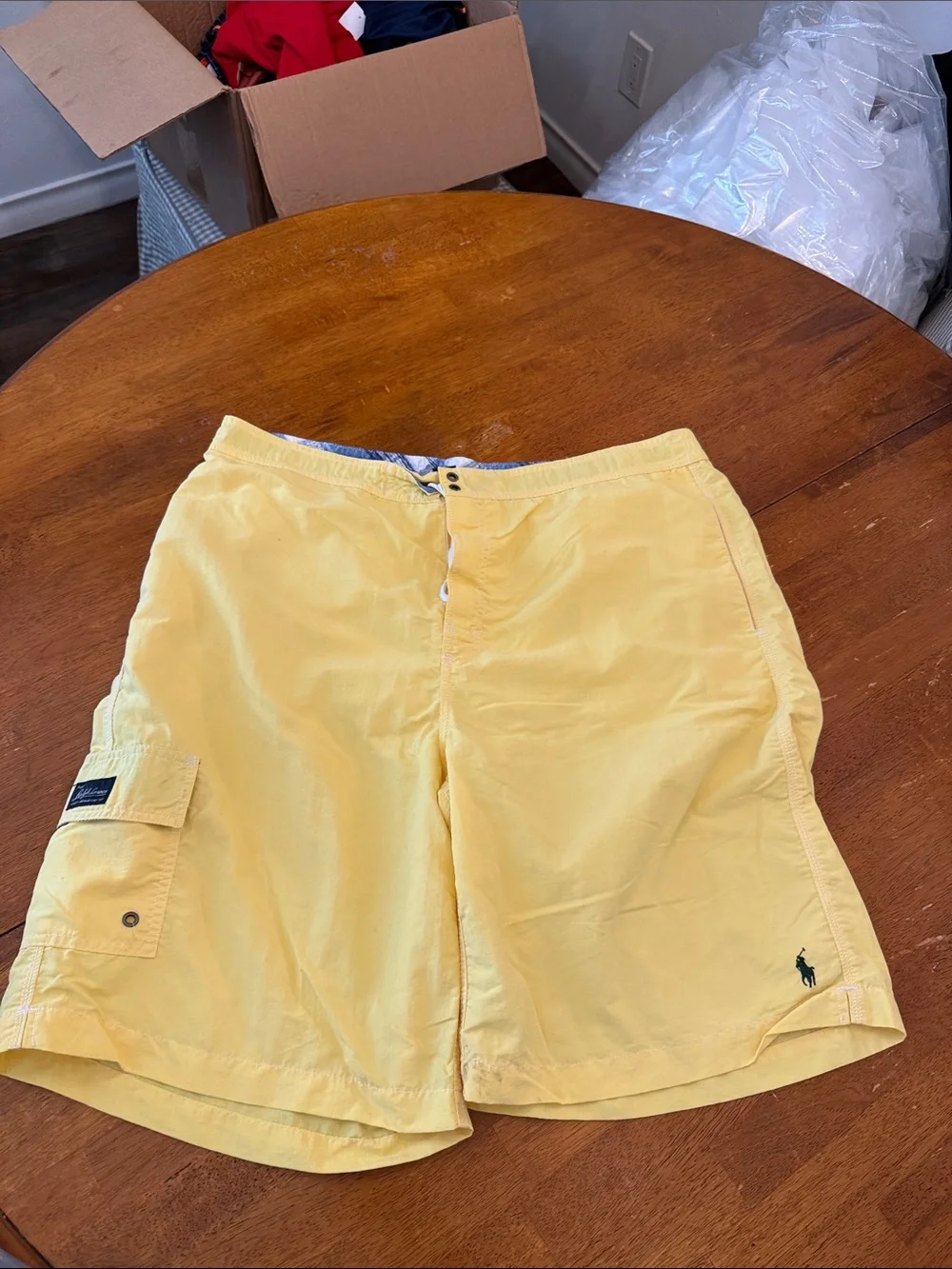 Polo by Ralph Lauren Yellow Men's Hybrid Shorts xxl